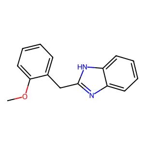 2-[(2-methoxyphenyl)methyl]-1H-1,3-benzodiazole structure