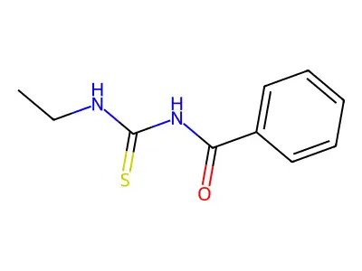N-(ethylcarbamothioyl)benzamide structure