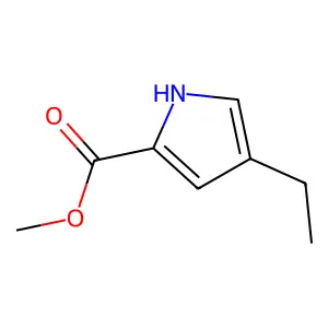 methyl 4-ethyl-1H-pyrrole-2-carboxylate structure