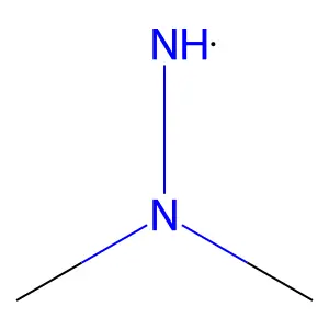 2,2-Dimethylhydrazyl radical structure