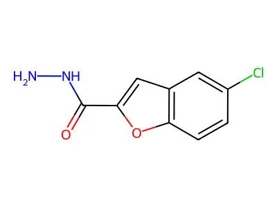 5-Chlorobenzofuran-2-carbohydrazide structure