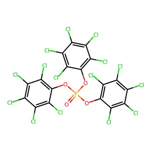 五氯苯酚磷酸酯(3:1) structure