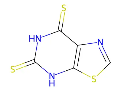 [1,3]thiazolo[5,4-d]pyrimidine-5,7(4H,6H)-dithione structure