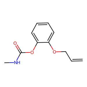 CARBAMIC ACID, N-METHYL-, o-(ALLYLOXY)PHENYL ESTER structure