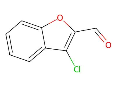 3-Chlorobenzofuran-2-carboxaldehyde structure