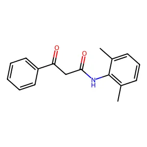 N-(2,6-dimethylphenyl)-3-oxo-3-phenylpropanamide structure