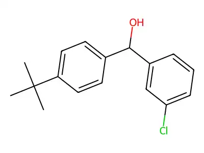 4-tert-Butyl-3'-chlorobenzhydrol structure