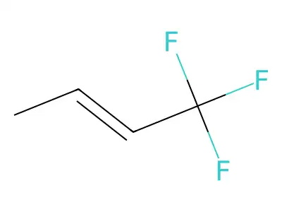 2-Butene,1,1,1-trifluoro- structure