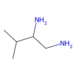 (2S)-3-methylbutane-1,2-diamine structure