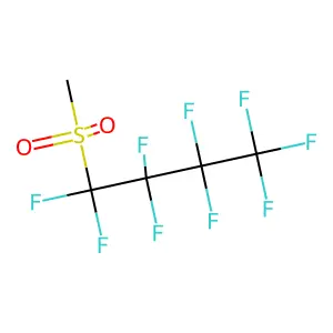 1,1,1,2,2,3,3,4,4-Nonafluoro-4-(methanesulfonyl)butane structure