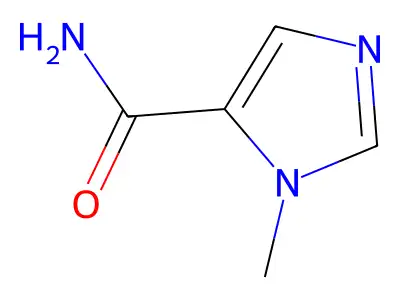 1-methyl-1H-imidazole-5-carboxamide structure