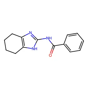 N-(4,5,6,7-tetrahydro-1H-benzimidazol-2-yl)benzamide structure