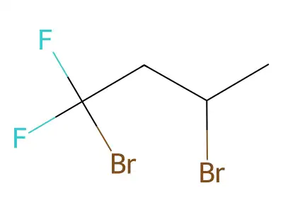 1,3-Dibromo-1,1-difluorobutane structure