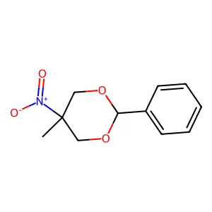 5-Methyl-5-nitro-2-phenyl-1,3-dioxane structure
