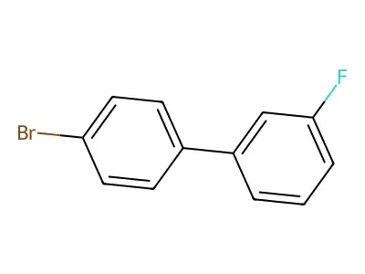 4-Bromo-3'-fluorobiphenyl structure