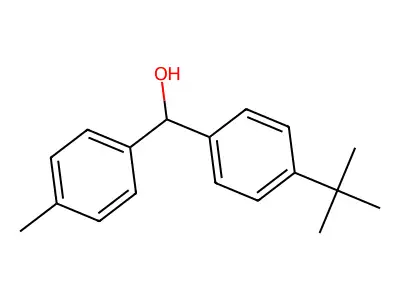 4-tert-Butyl-4'-methylbenzhydrol structure