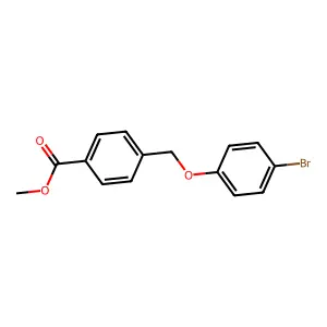 Methyl 4-[(4-bromophenoxy)methyl]benzoate structure