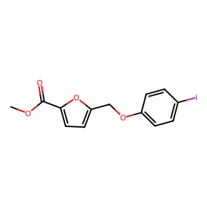 Methyl 5-[(4-iodophenoxy)methyl]furan-2-carboxylate structure
