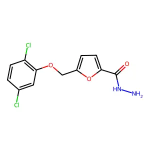 5-[(2,5-Dichlorophenoxy)methyl]-2-furohydrazide structure