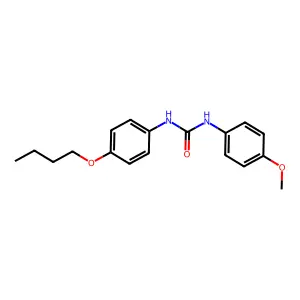 1-(4-Butoxyphenyl)-3-(4-methoxyphenyl)urea structure