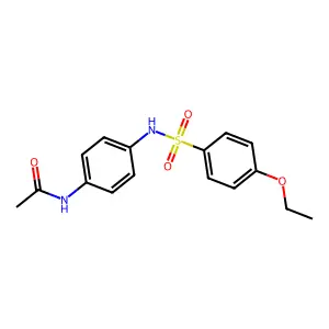 N-[4-[(4-ethoxyphenyl)sulfonylamino]phenyl]acetamide structure