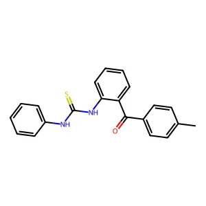 N-[2-(4-methylbenzoyl)phenyl]-N'-phenylthiourea structure