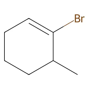 1-Bromo-6-methylcyclohexene structure