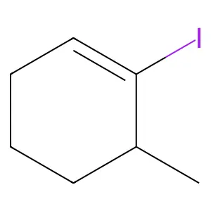 Cyclohexene, 1-iodo-6-methyl- structure