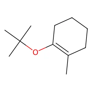 1-(Tert-butoxy)-2-methylcyclohexene structure