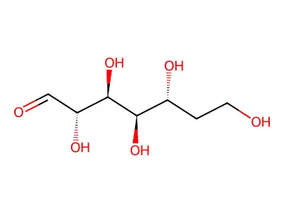 6-Deoxy-manno-heptopyranose structure