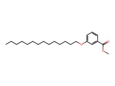 Methyl 3-(tetradecyloxy)benzoate structure