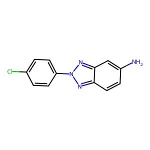 2-(4-Chlorophenyl)-2H-1,2,3-benzotriazol-5-ylamine structure