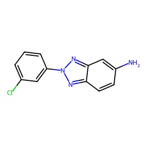 2-(3-Chlorophenyl)-2H-benzotriazol-5-amine structure