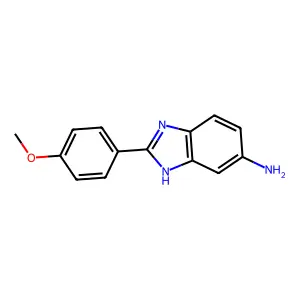 1H-Benzimidazol-6-amine, 2-(4-methoxyphenyl)- structure