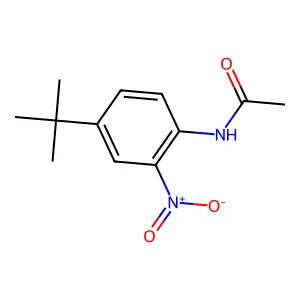 N-[4-叔丁基-2-硝基苯基]乙酰胺 structure