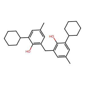 2,2'-Methylenebis(6-cyclohexyl-p-cresol) structure