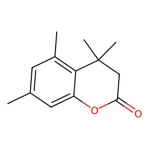 4,4,5,7-Tetramethylchroman-2-one structure