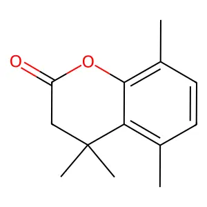 4,4,5,8-Tetramethyl-chroman-2-one structure