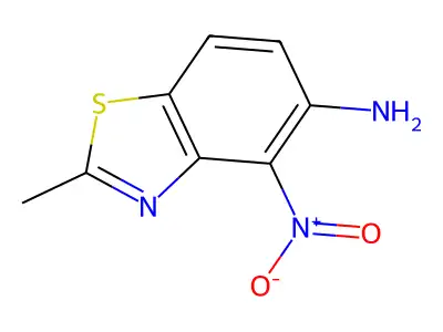 2-Methyl-4-nitrobenzo[d]thiazol-5-amine structure