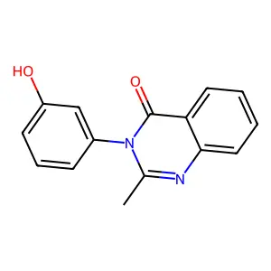 4(3H)-Quinazolinone, 3-(3-hydroxyphenyl)-2-methyl- structure