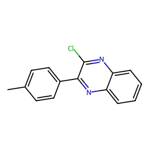 2-Chloro-3-(p-tolyl)quinoxaline structure