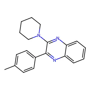 2-(4-Methylphenyl)-3-piperidin-1-ylquinoxaline structure