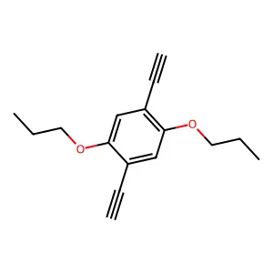 1,4-Diethynyl-2,5-dipropoxybenzene structure