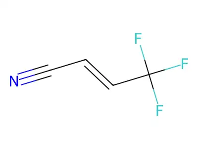 (E)-4,4,4-trifluoro-2-butenenitrile structure