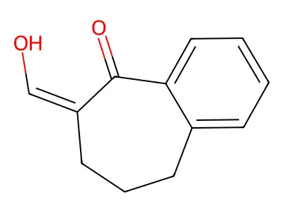 6-(hydroxymethylidene)-8,9-dihydro-7H-benzo[7]annulen-5-one structure