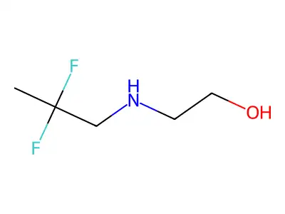 2-((2,2-Difluoropropyl)amino)ethanol structure