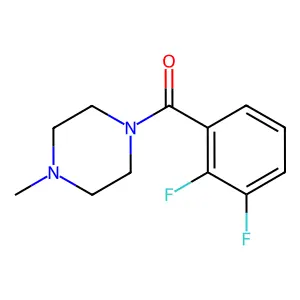 (2,3-Difluorophenyl)(4-methylpiperazin-1-yl)methanone structure