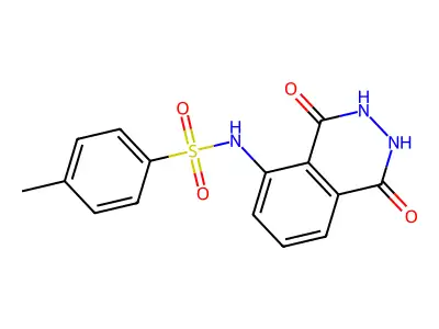 N-(1,4-Dioxo-1,2,3,4-tetrahydrophthalazin-5-yl)-4-methylbenzenesulfonamide structure