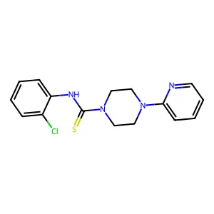 N-(2-chlorophenyl)-4-pyridin-2-ylpiperazine-1-carbothioamide structure