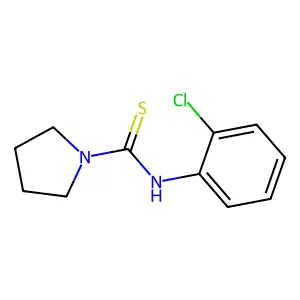 N-(2-chlorophenyl)pyrrolidine-1-carbothioamide structure
